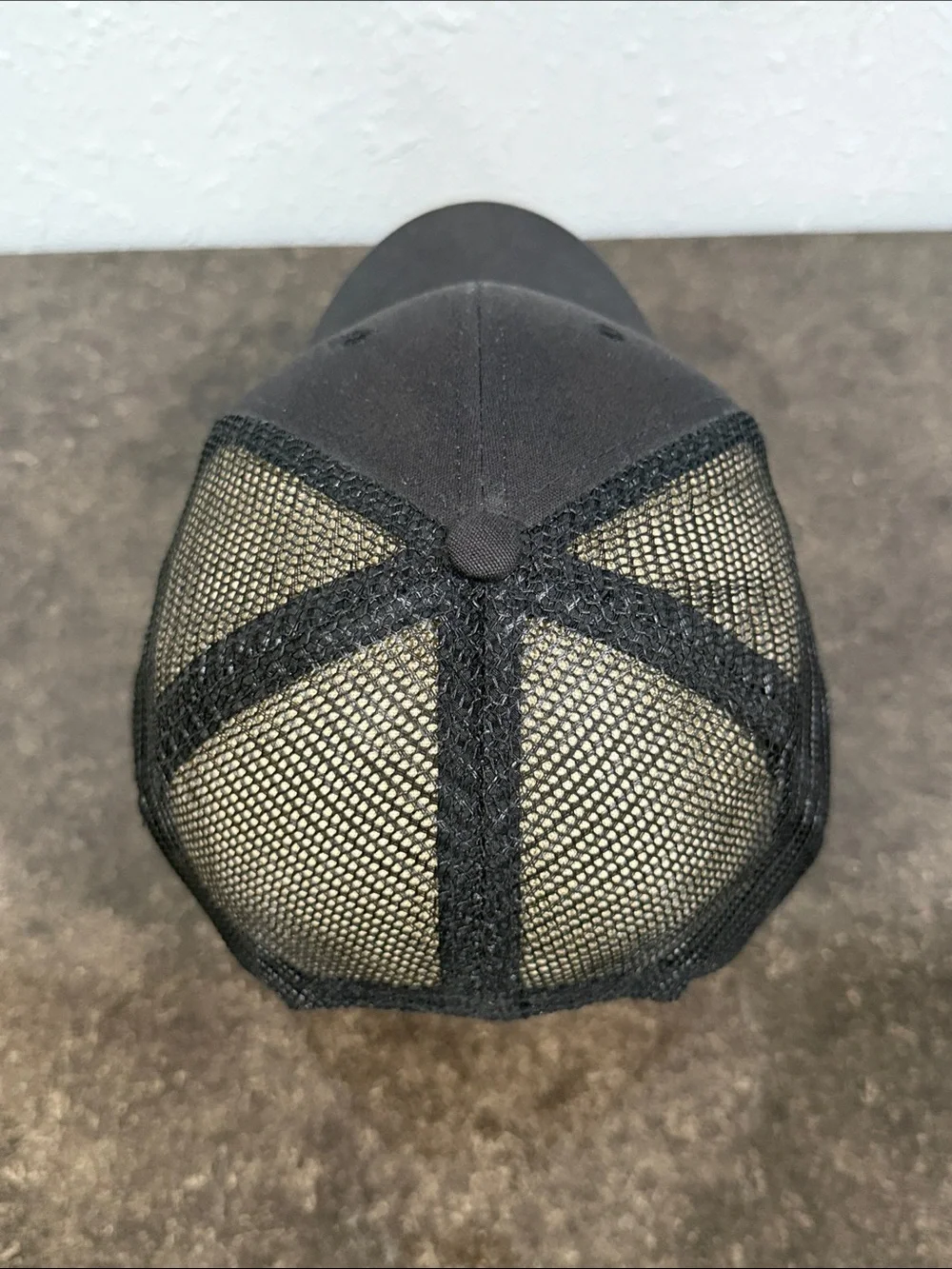 Vintage Patagonia Hat Mens Black Canvas Patch‎ Logo Mesh Trucker Snapback Cap
